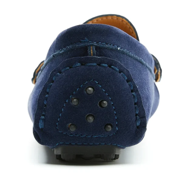 EOFK Kids Penny Loafers Flats Shoes Suede Leather Spring Autumn Soft Children Toddle Little Boy Casual Solid Slip On Moccasins - Image 4