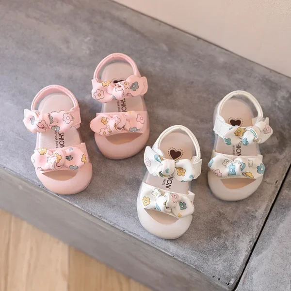 Girls Sandals Baby Baotou Toddler Shoes Girls Princess Shoes Soft Sole Girls Baby Shoes - Image 5