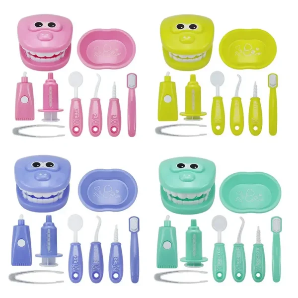 1/9pcs Montessori Educational Toys for Children Early Learning Doctors Role Play Kids Intelligence Brushing Tooth Teaching Aids - Image 6