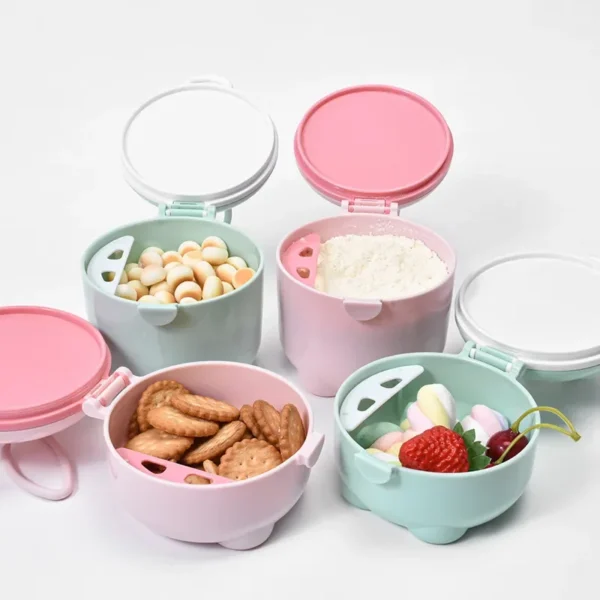 New Baby Milk Powder Portable Cute Pig Food Storage Box Essential Cereal Infant Milk Powder Box Toddle Snacks Container - Image 6