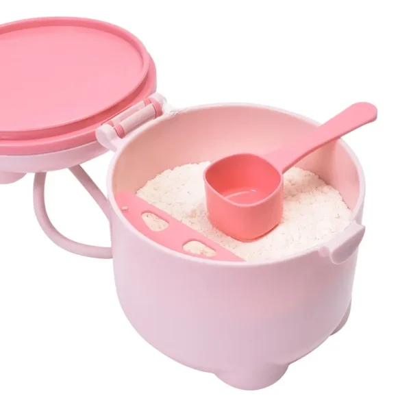 New Baby Milk Powder Portable Cute Pig Food Storage Box Essential Cereal Infant Milk Powder Box Toddle Snacks Container - Image 3