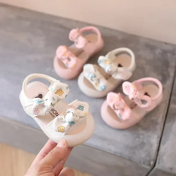 Girls Sandals Baby Baotou Toddler Shoes Girls Princess Shoes Soft Sole Girls Baby Shoes - Image 4