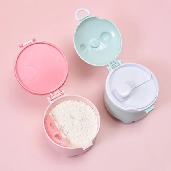 New Baby Milk Powder Portable Cute Pig Food Storage Box Essential Cereal Infant Milk Powder Box Toddle Snacks Container - Image 4